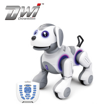 remote control dancing infrared story robot smart dog with music-light